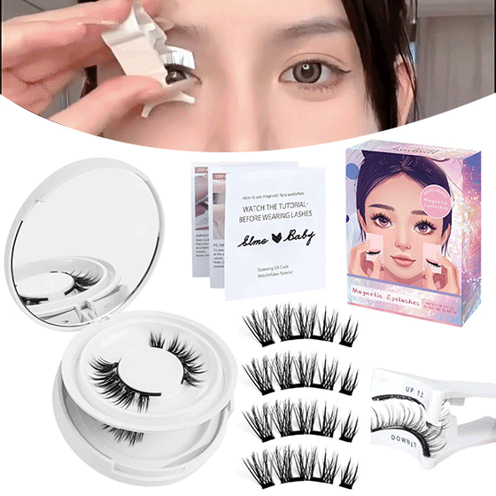 【 有名人が使っている！】マグネット吸着式つけまつげ