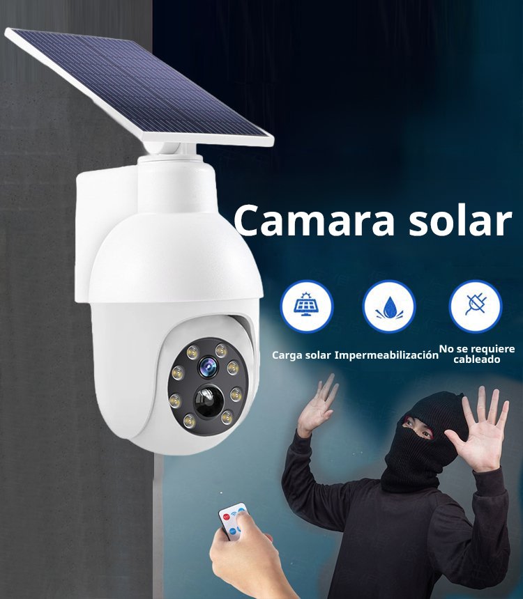 Luz de calle de cámara de vigilancia de simulación