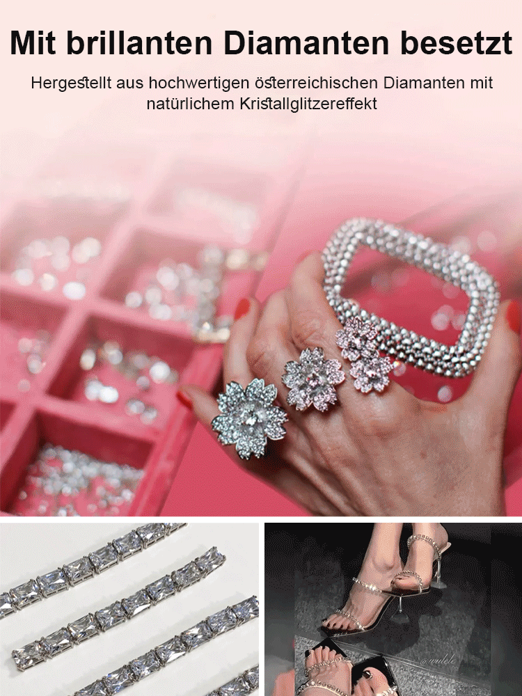 Hochhackige Sandalen, stabil und nicht sperrig,  von der französischen Marke