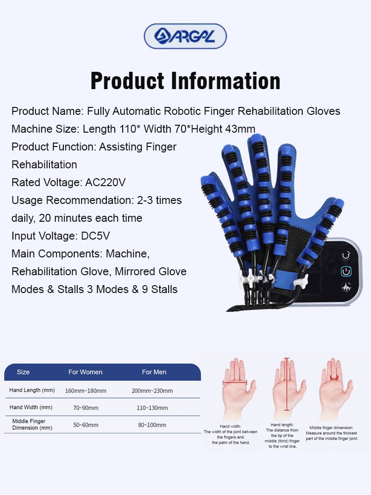 Fully Automatic Robotic Finger Rehabilitation Gloves