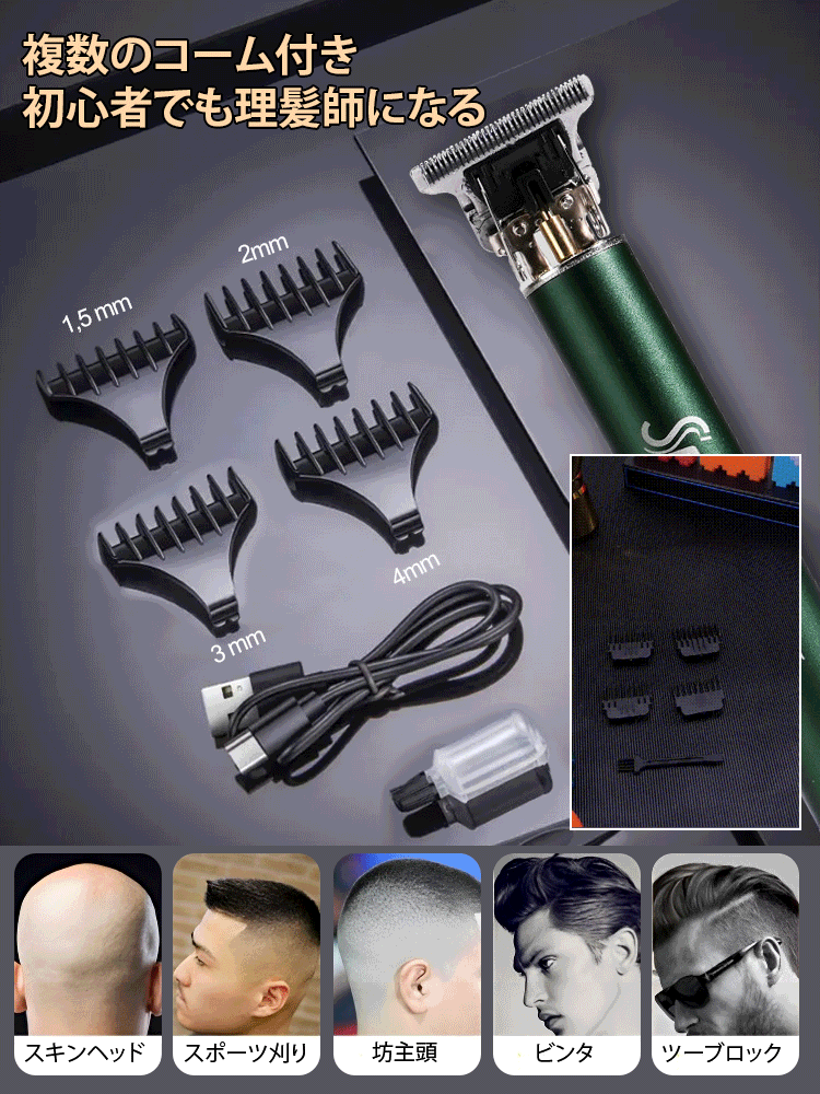 プロフェッショナル電動バリカン