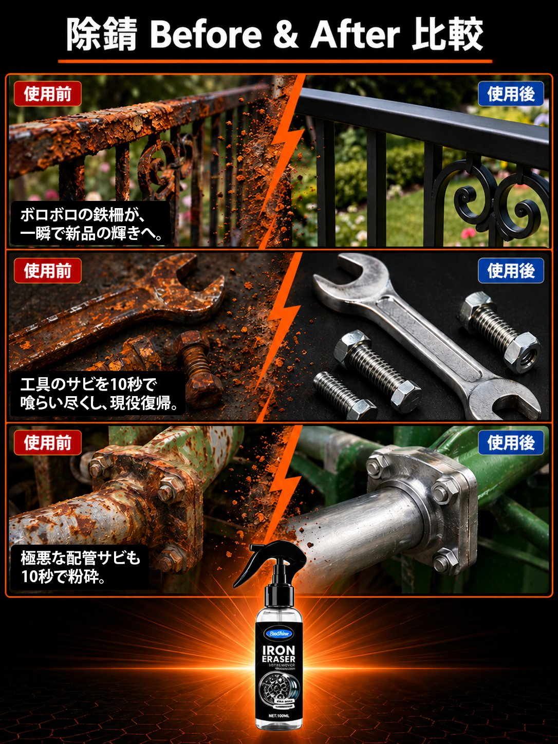 強力サビ落としスプレー