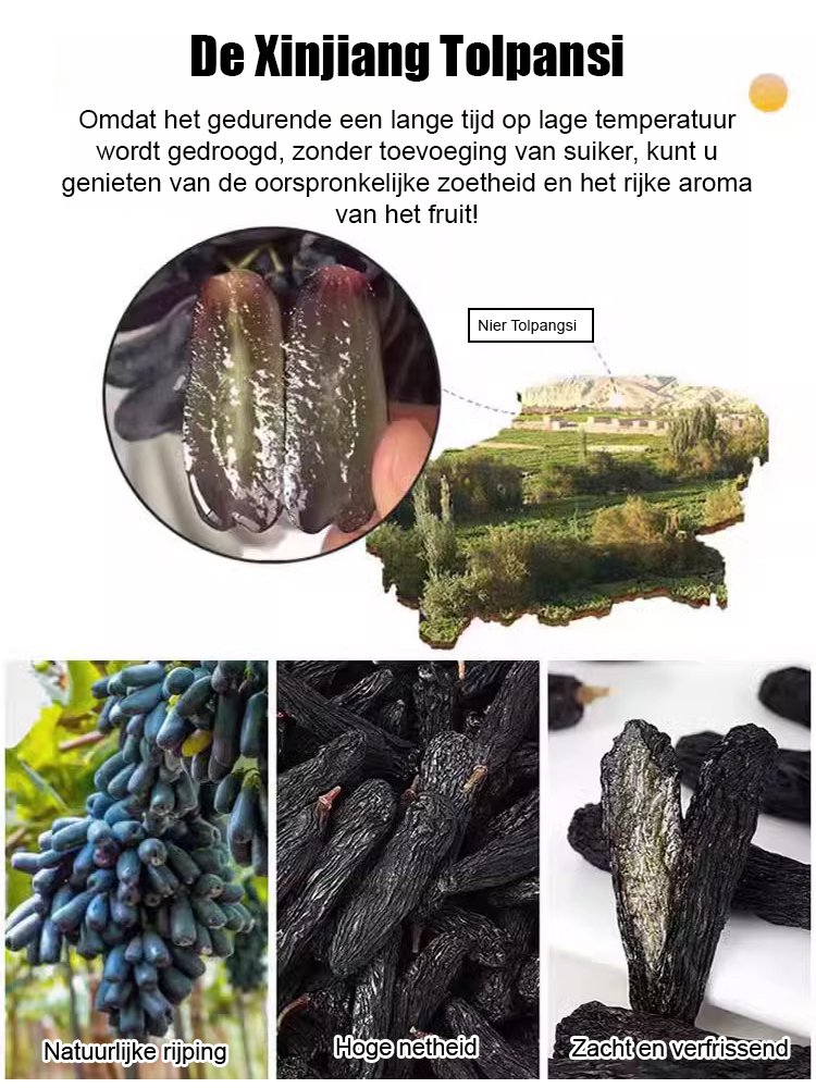 【Koning van de rozijnen】Premium Turpan Blauwe Saffier Rozijnen