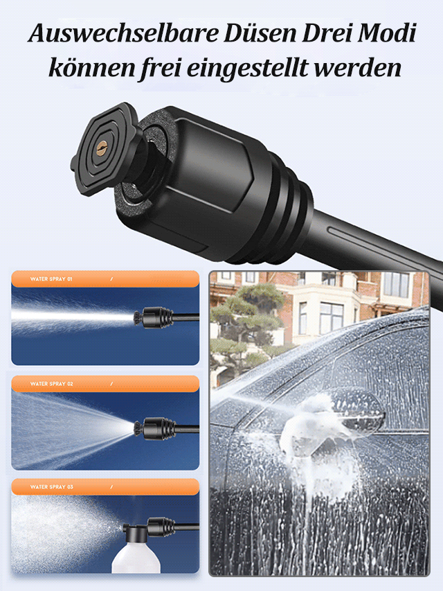 Kabellose Lithium-Autowaschwasserpistole