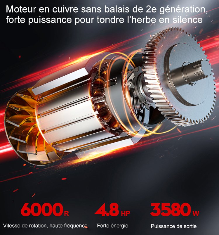 Tondeuse à gazon électrique 