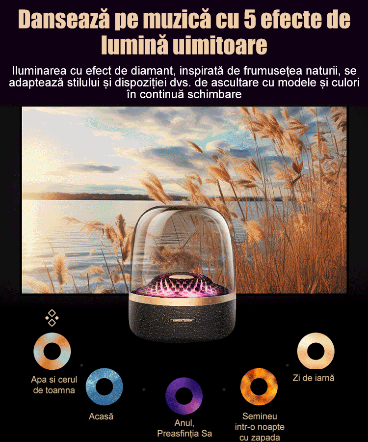 Noul geam dazzle color light bluetooth stereo