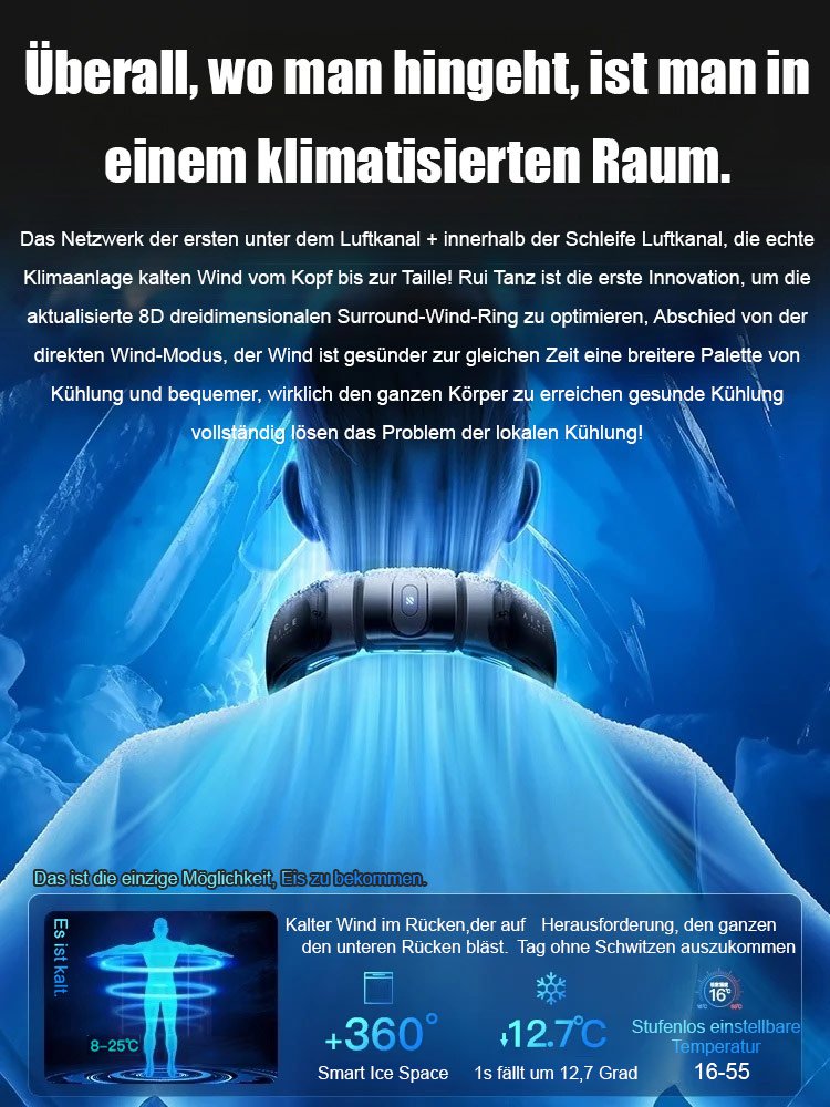 Wandernde Klimaanlage: Neuer hängender, faltbarer Ventilator