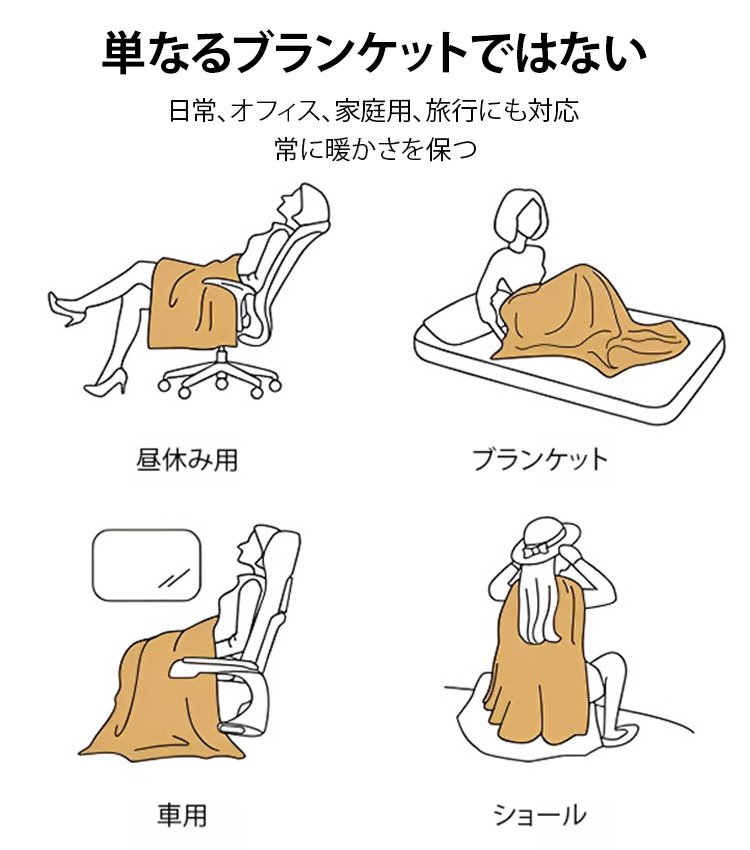 シープボア多機能ブランケット