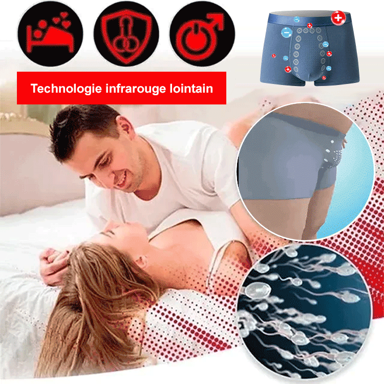 Sous-vêtements de massage et de thérapie magnétique pour hommes