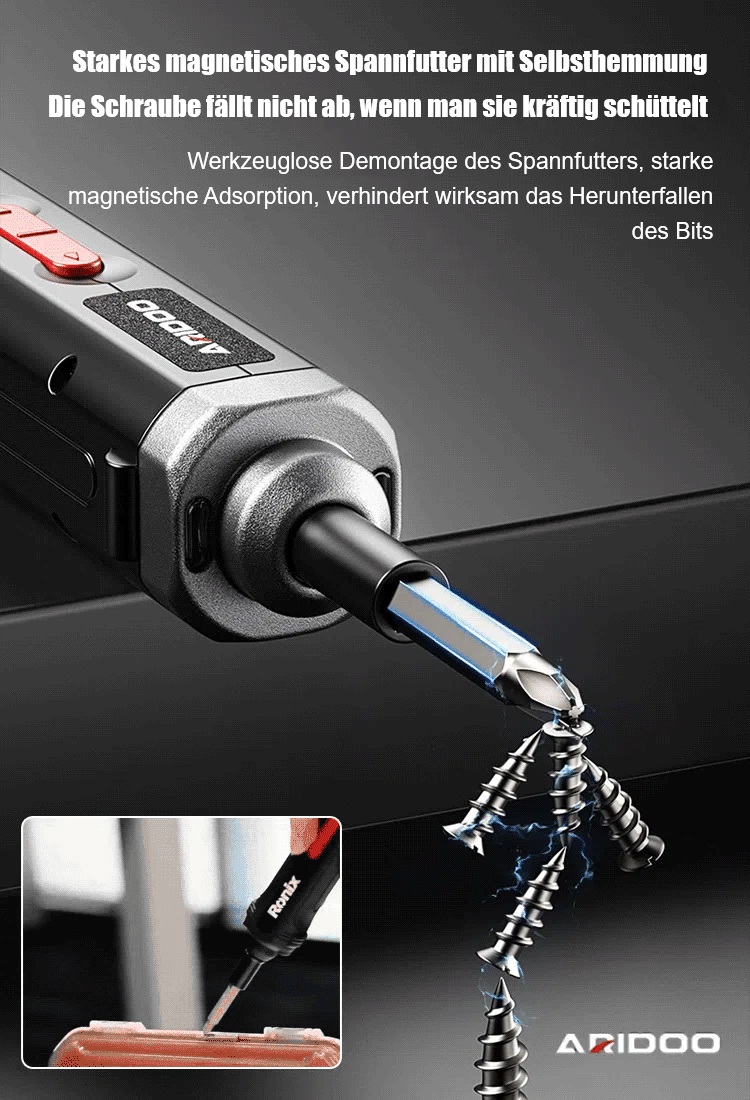 Multifunktionaler und leistungsstarker Elektroschrauber