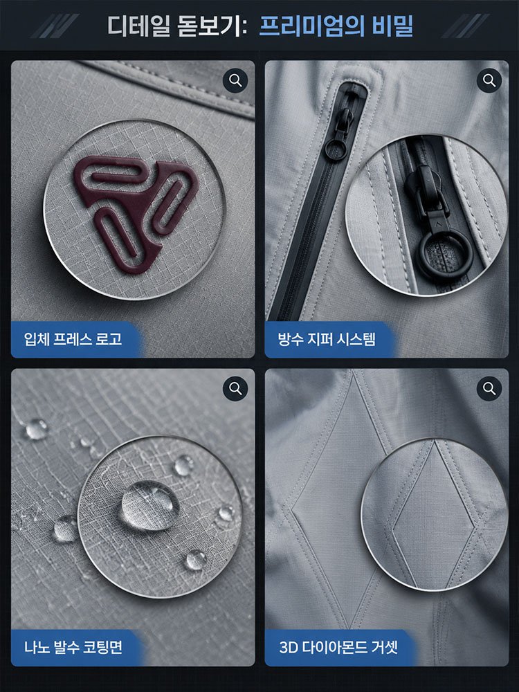 업그레이드된 기능성 방수 캐주얼 팬츠