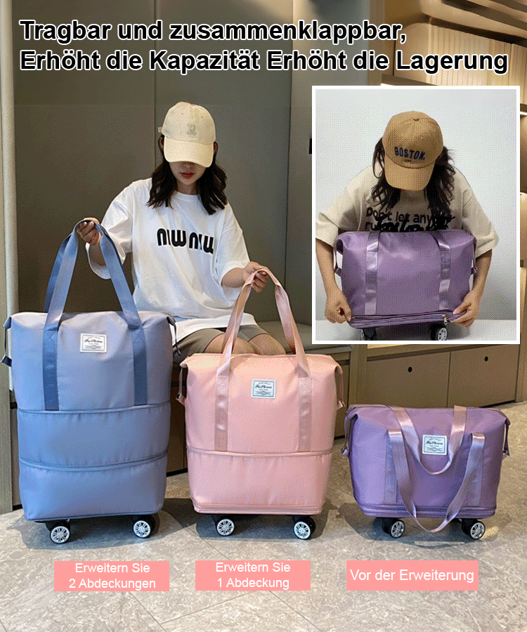 Trocken-Nass-Trennungsrucksack mit Rollen