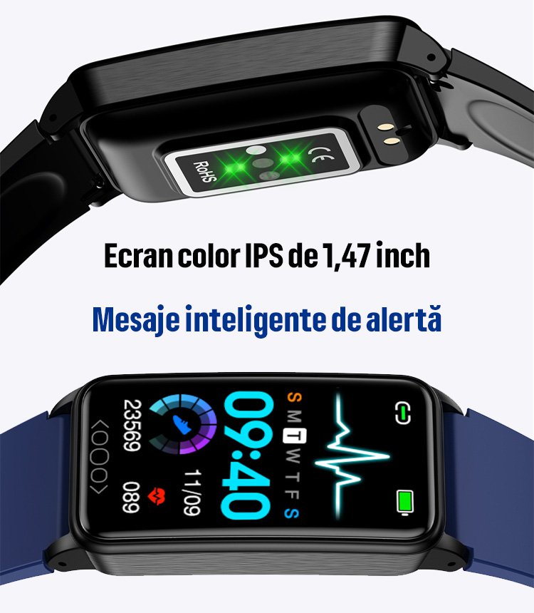 Brățară inteligentă pentru acid uric, lipide sanguine, glucoză, ritm cardiac