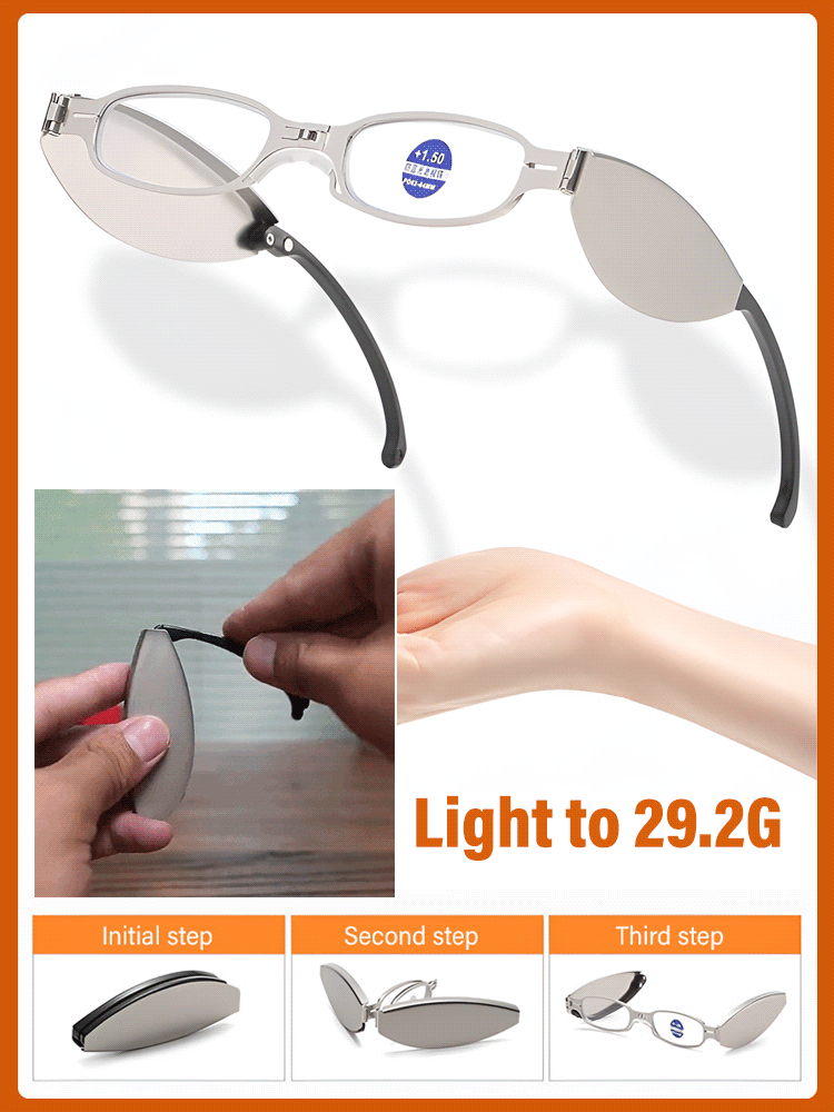 Ultra-light folding presbyopia glasses