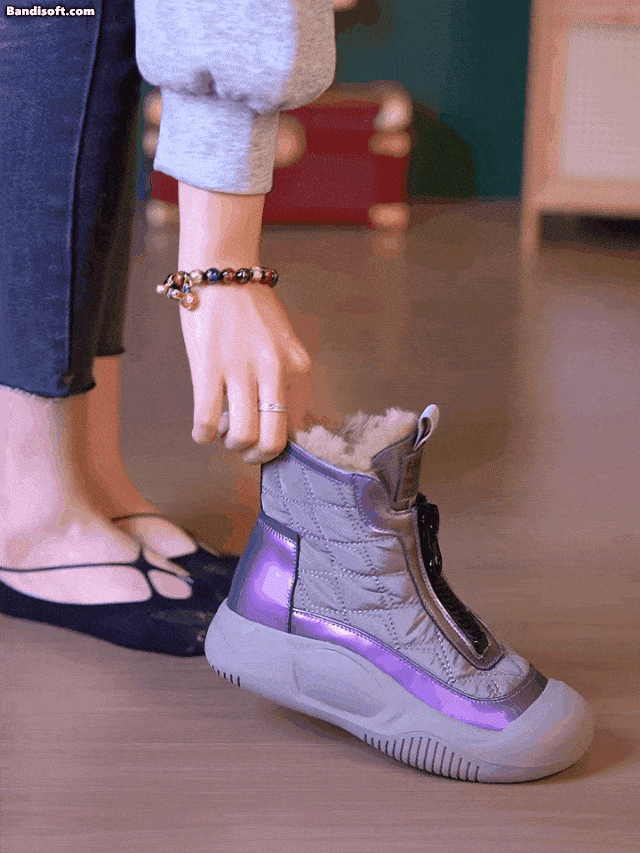 Căptușit pantofi de bumbac cald și impermeabil