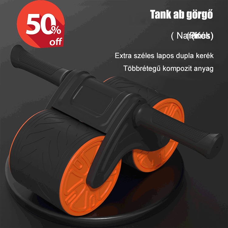 Automatic visszapattanó köldökkerék (mobiltelefont is elhelyezhet)