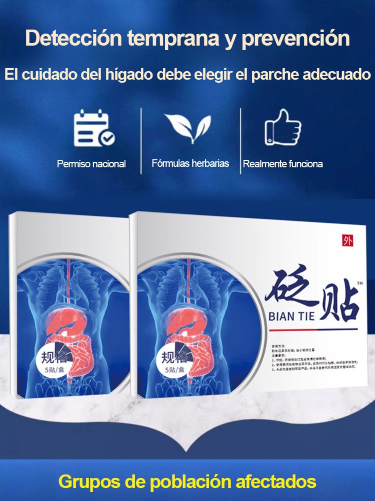 Herbal detox hepatoprotector patch