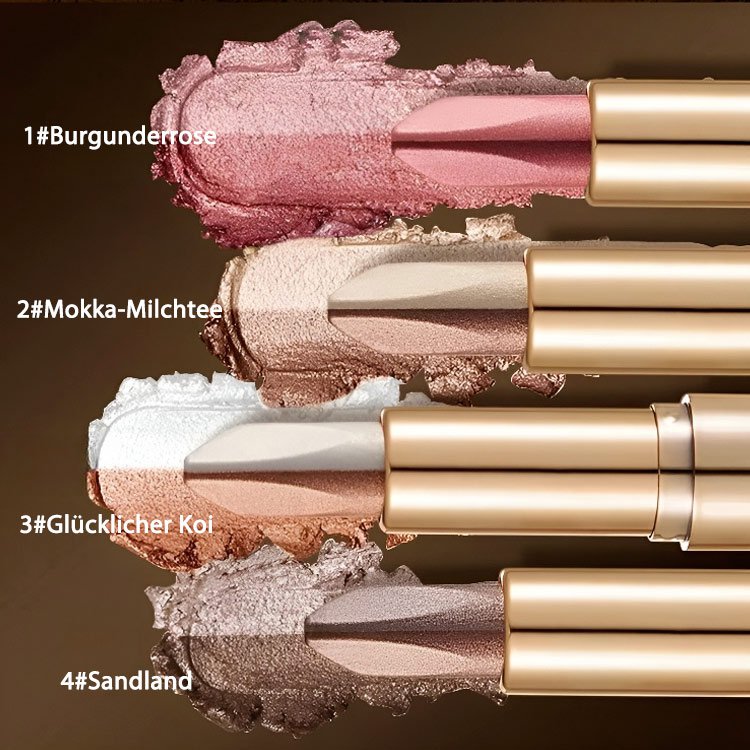 Zweifarbiger, leichter, luxuriöser Lazy-Lidschattenstift