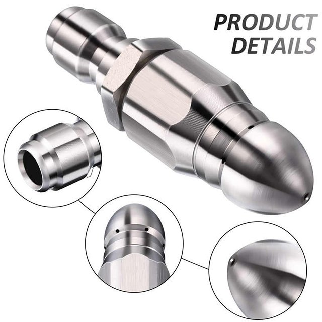 강력 파이프 청소 소통 노즐