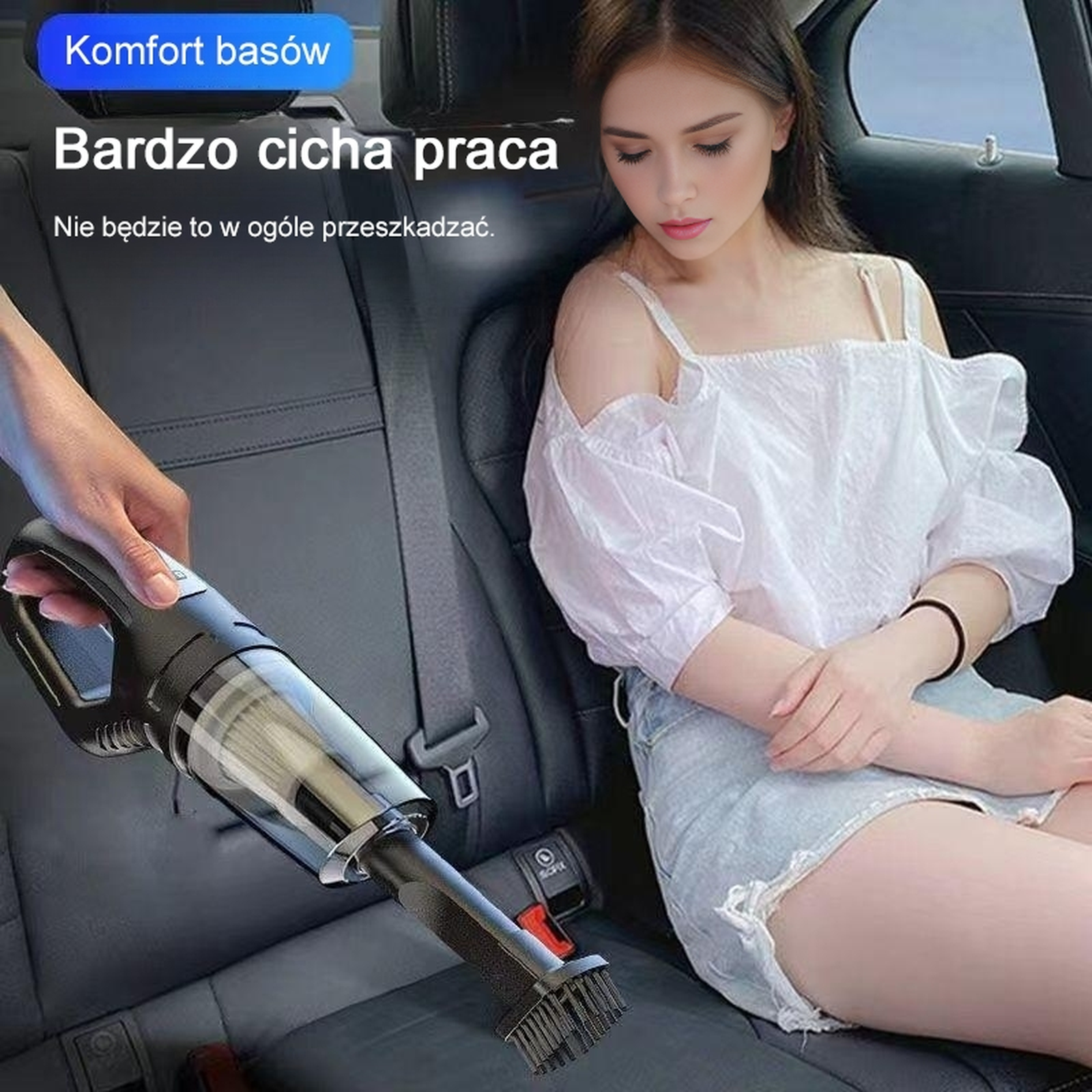 kompaktowy odkurzacz ręczny o dużej mocy ssania