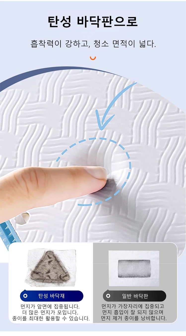 가정용 삼각형 자동 클램프 걸레