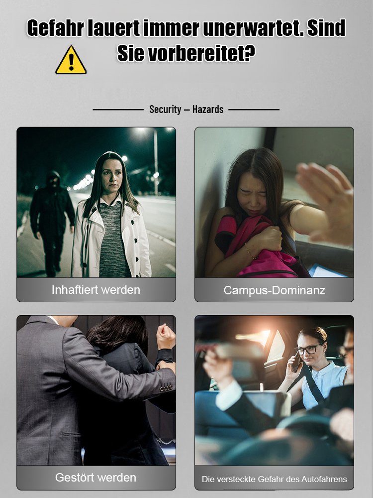 【2-in-1】Arc Selbstverteidigungs-Taschenlampe