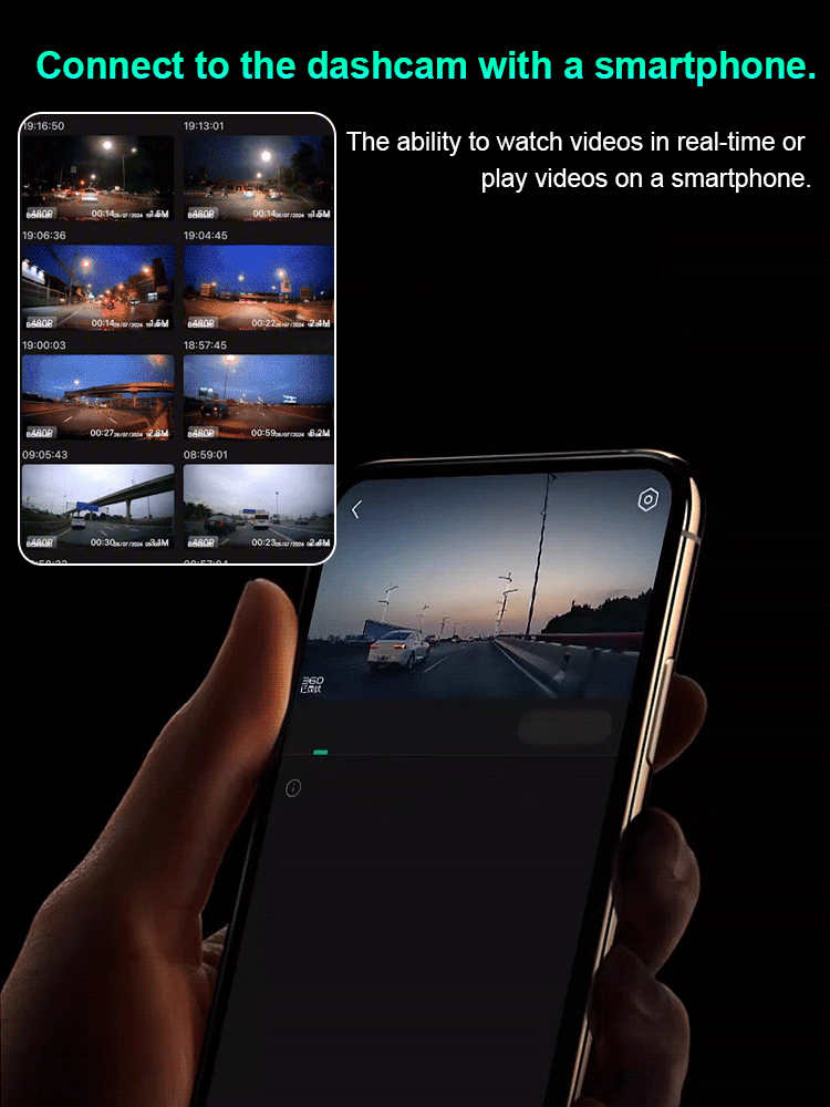 High-definition central control dual-application driving recorder