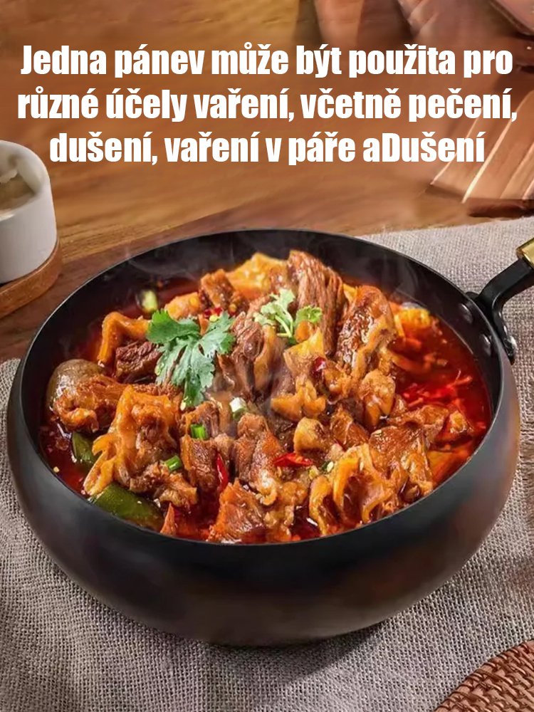 Ruční kladívkový hrnec s břichem