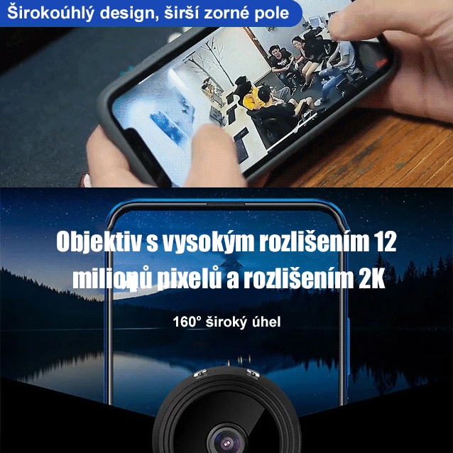 Inteligentní WiFi dálková monitorovací kamera