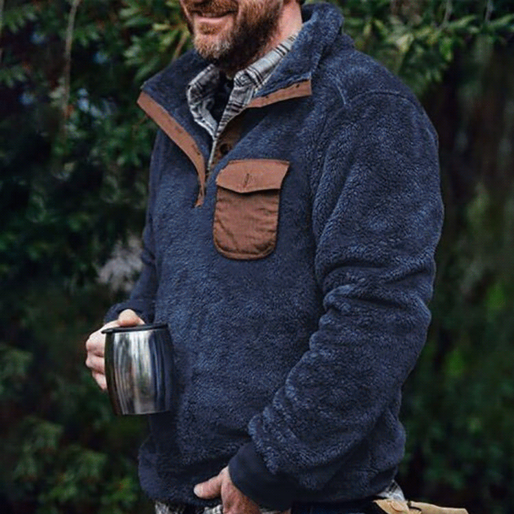 立ち襟ボアフリーストップス