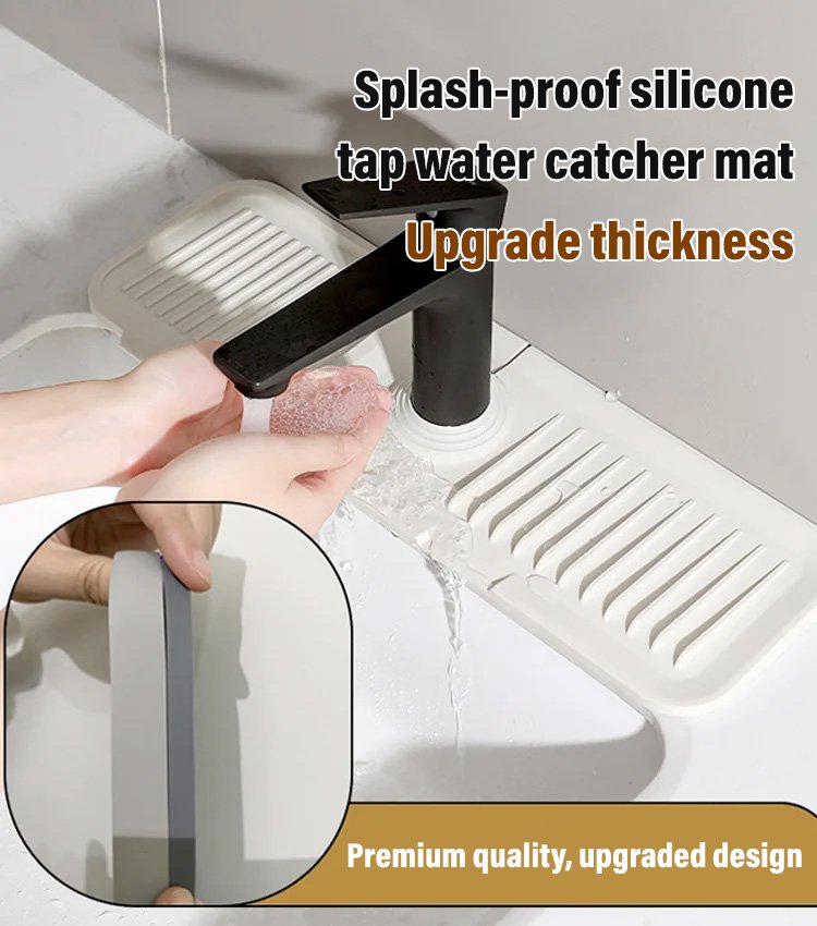 Splash-proof Silicone Drain Mat