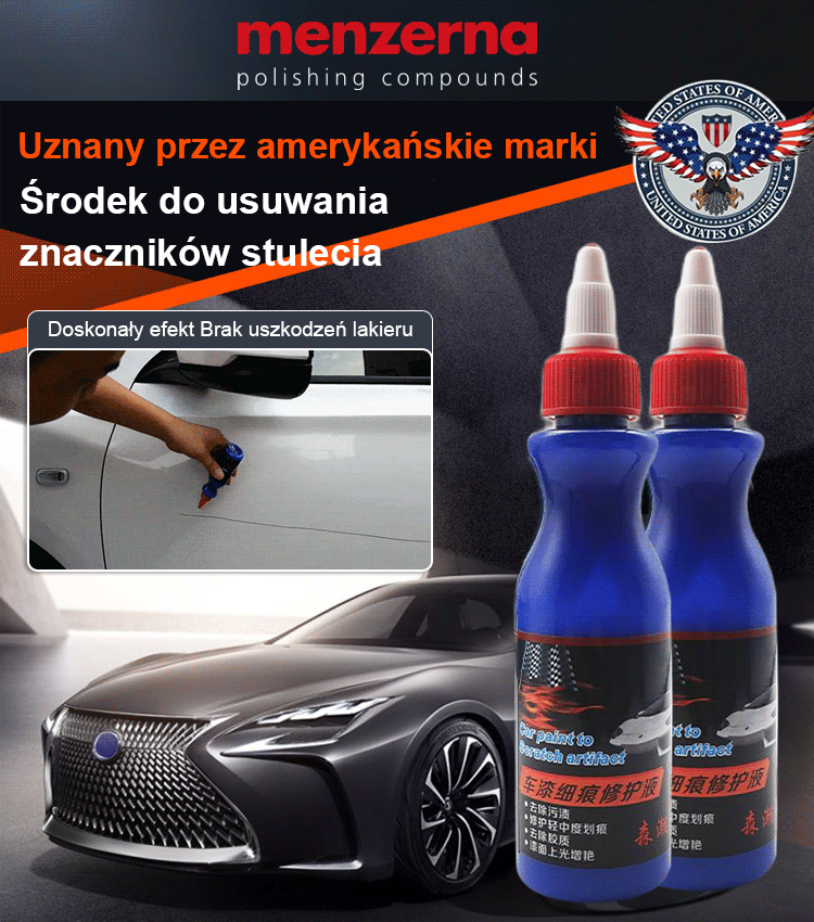 Cudowny środek do naprawy powierzchni samochodu, pielęgnacja powierzchni samochodu, szybka naprawa, 