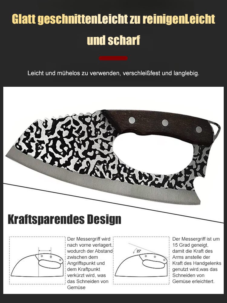 Ergonomisches geschmiedetes Küchenmesser