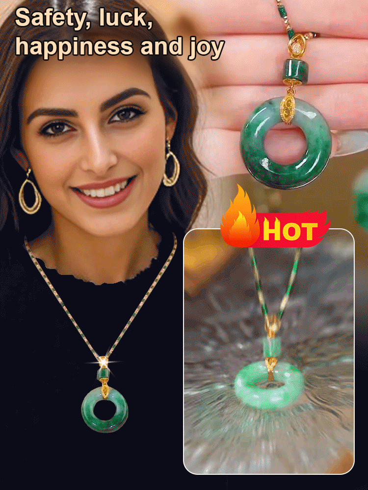 Meditation Peace Lock Necklace