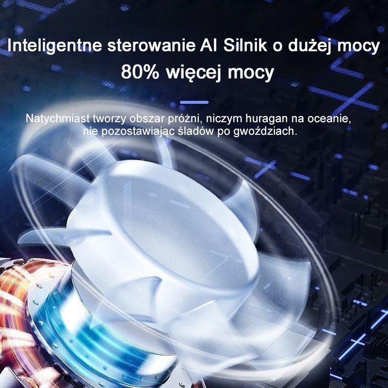 kompaktowy odkurzacz ręczny o dużej mocy ssania