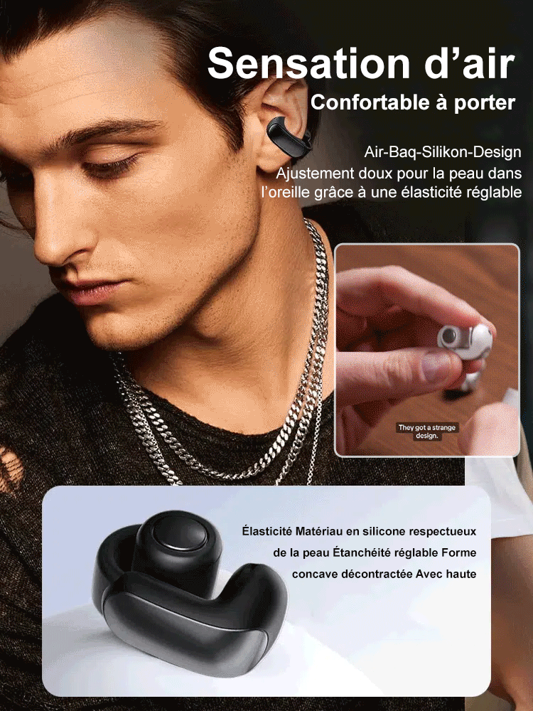 Casque Bluetooth ouvert pour le sport explosif