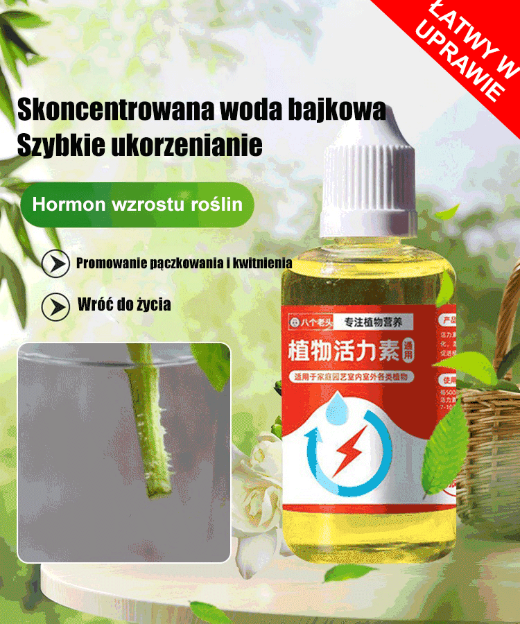 Energetyzator wzrostu roślin [skoncentrowana woda wróżki]