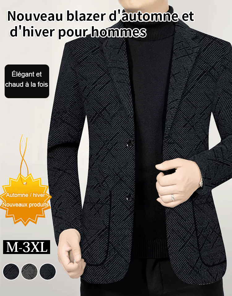 Nouveau automne hiver hommes costume manteau