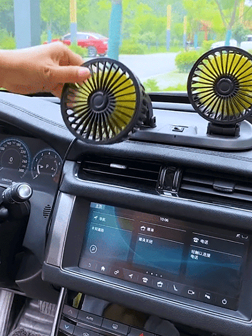 Autós ventilátor és parkoló tábla egyben, hűtési csodaszer