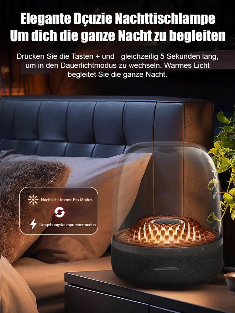 Schwarz-goldener schillernder Kristalllautsprecher