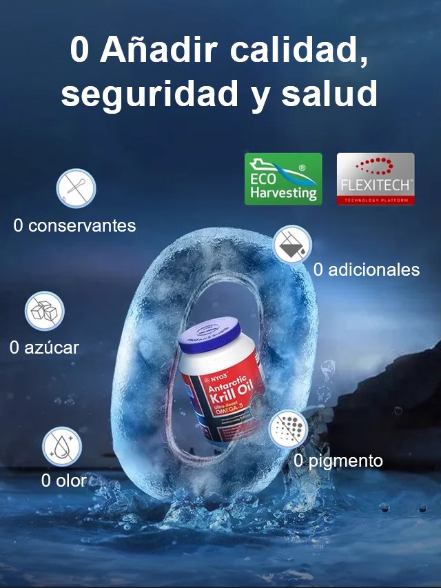 【Desatasco sin preocupaciones】Aceite de krill noruego