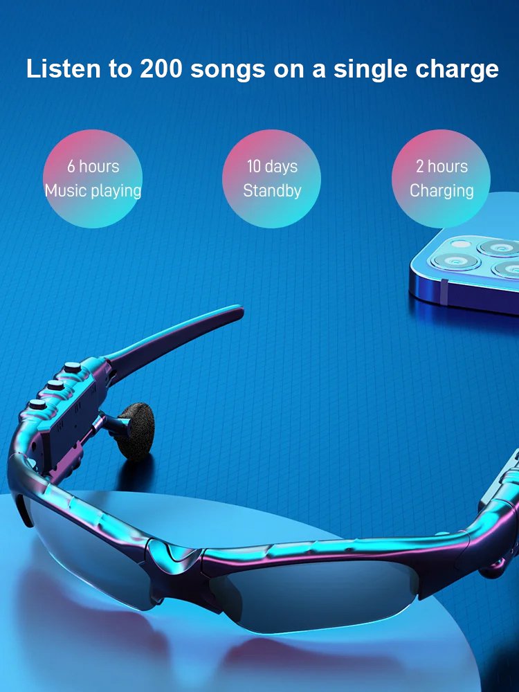 Smart Polarized Glasses Headset