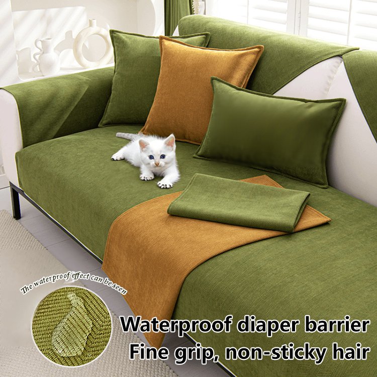 【Natural Healing】Herringbone Chenille Sofa Cushion