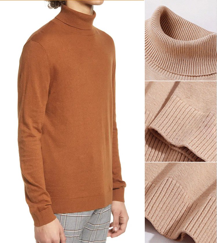 Pulover cald cu căptușeală pentru bărbați