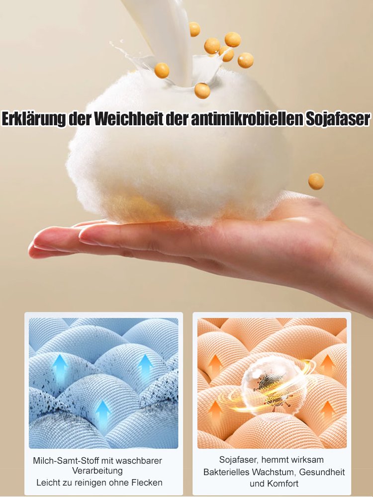 Antibakterielles Baumwollbettlaken aus Maissamt