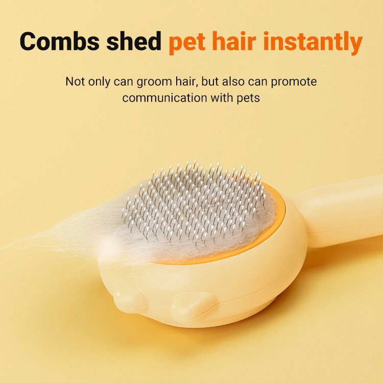 Pet cat and dog shed hair removal comb