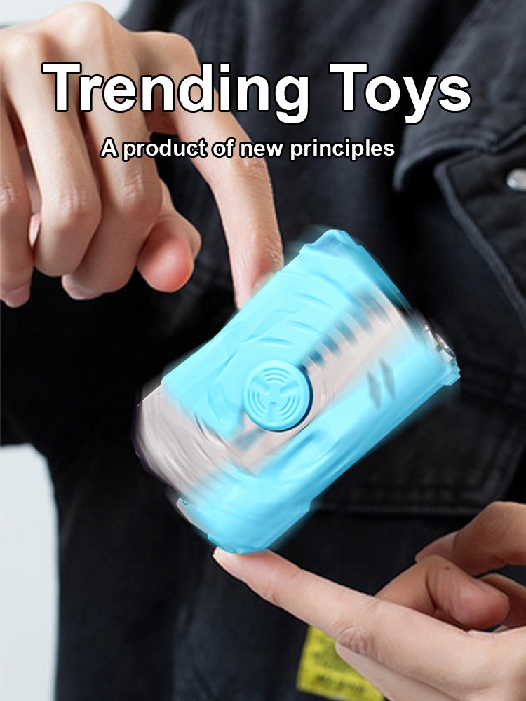 [Cool and stress-relieving] Fidget spinner foldable inflatable lighter