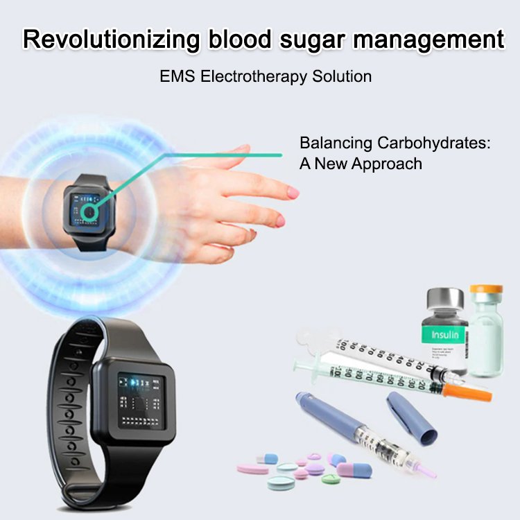 Ultrasonic blood sugar balance bracelet