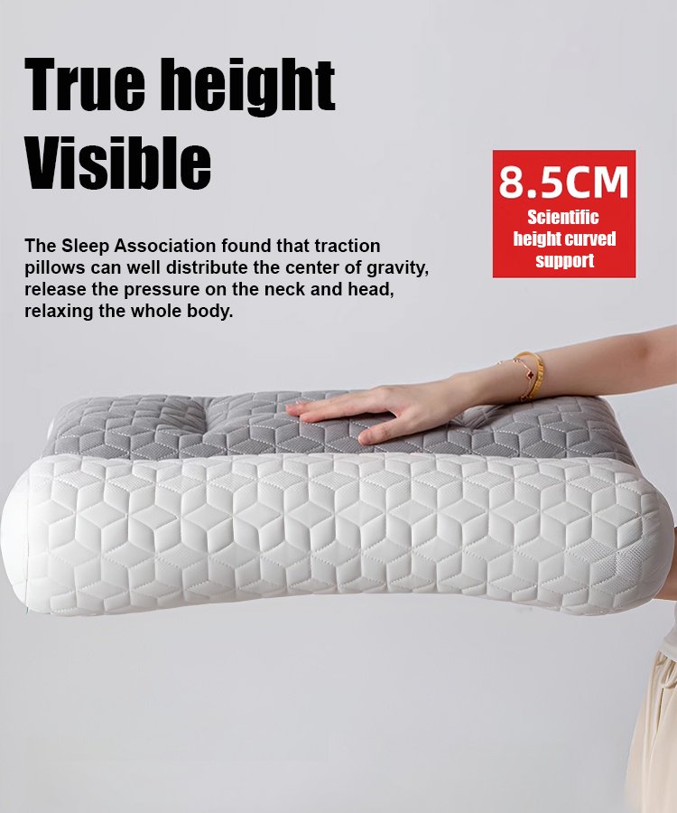 Traction Cervical Latex Pillow