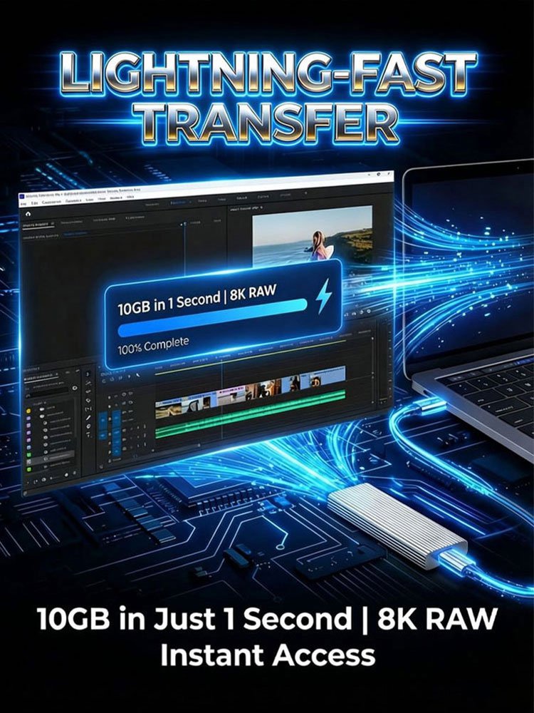 Portable High-Speed SSD Solid-State Drive